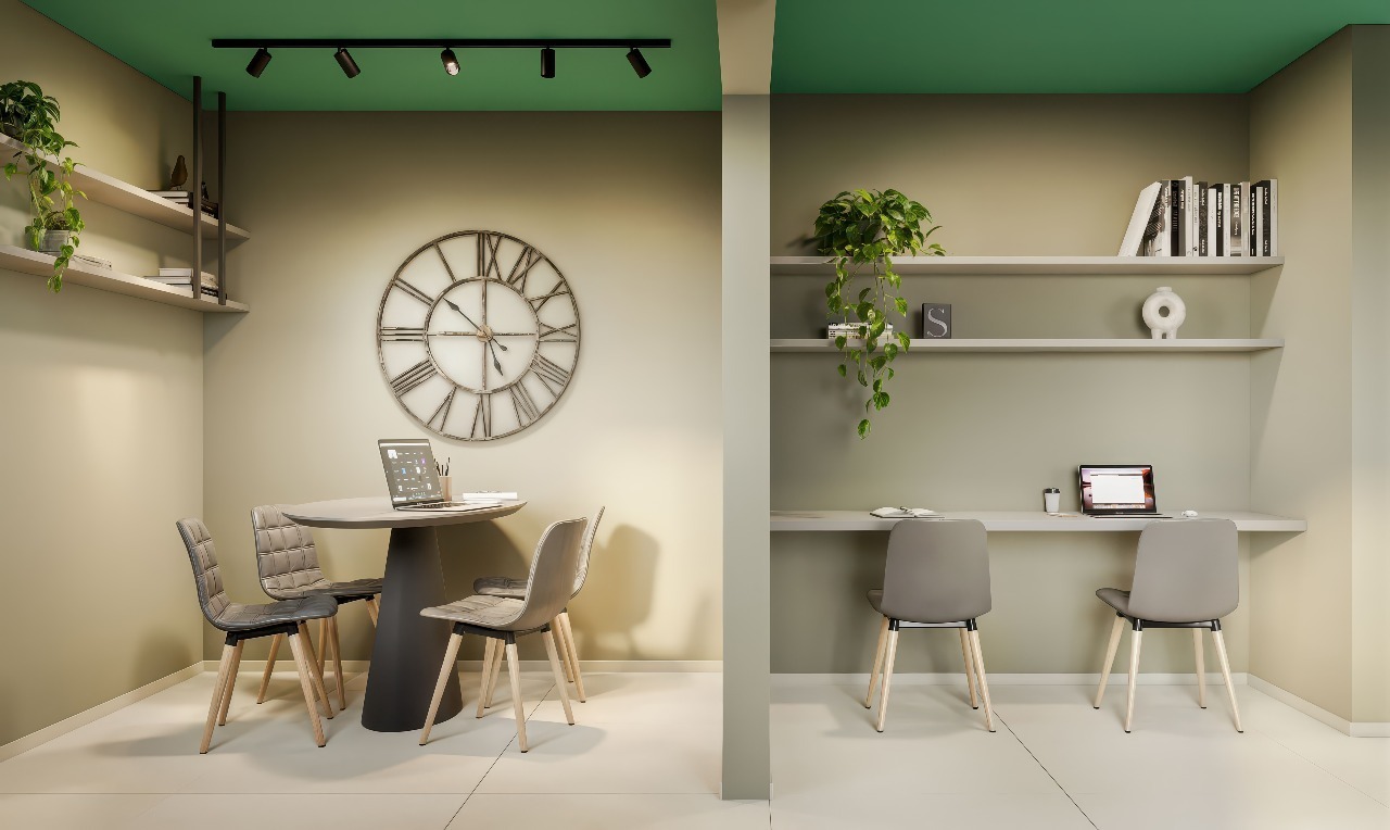 Espaço coworking moderno