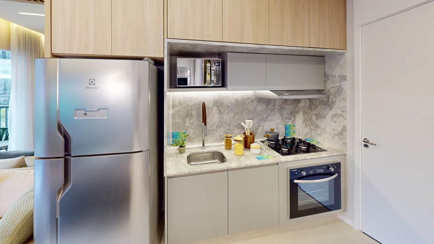 Cozinha americana integrada