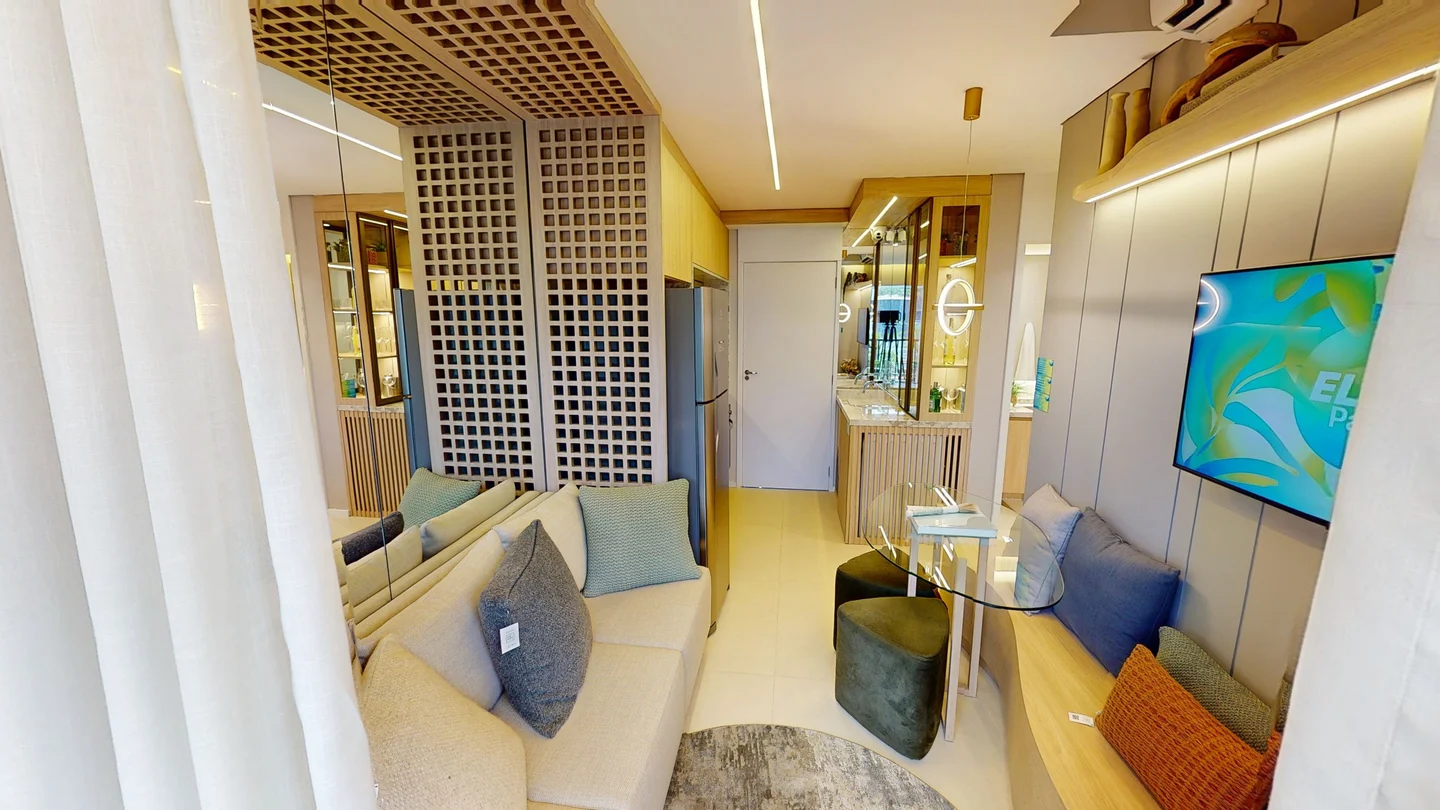 Varanda com churrasqueira